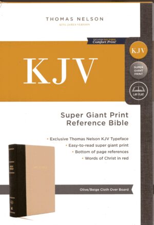 KJV super  giant print reference bible