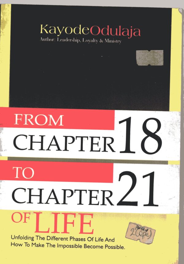 From Chapter 18 To Chapter 21 Of Life